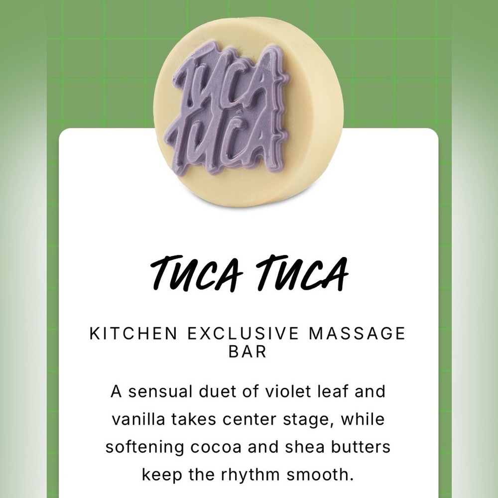 LUSH Tuca Tuca Massage Bar